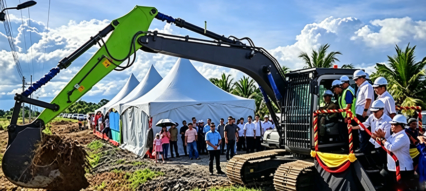 Chinese excavators gain popularity overseas and support infrastructure construction in Malaysia